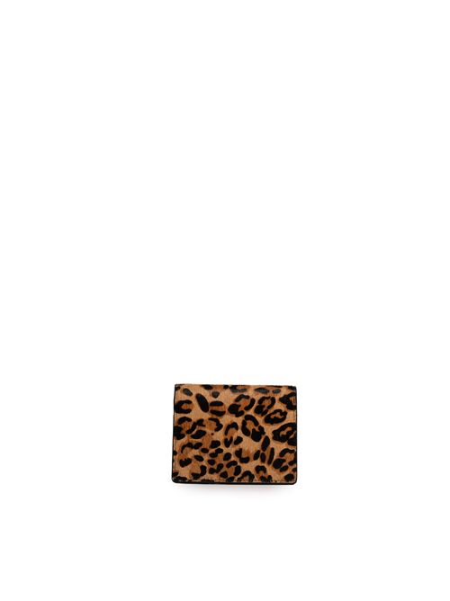 Portacarte Card holder in cavallino stampa animalier Mc2 Saint Barth | CARDH0100501I